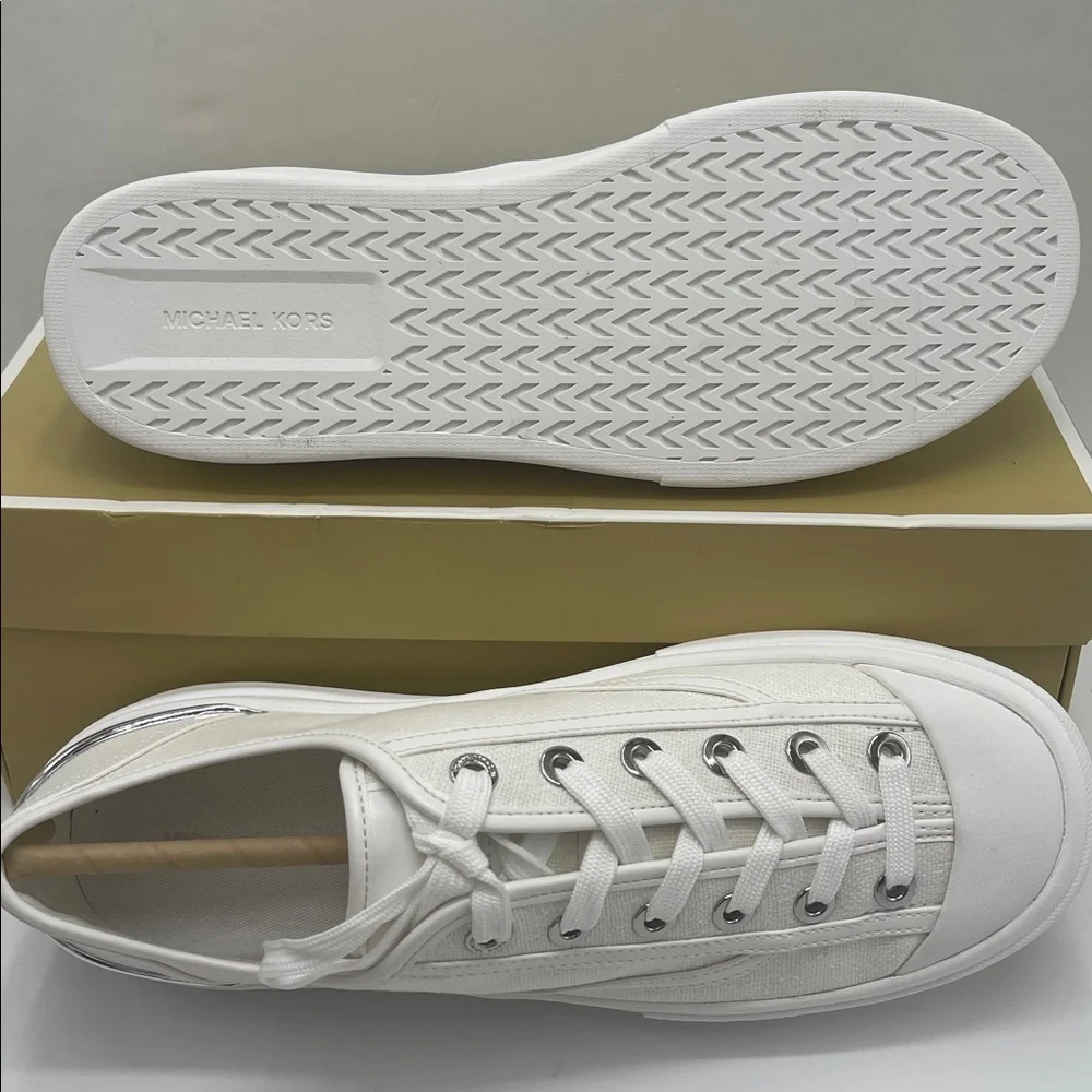 Michael KORS JUDE LACE UP
SMALL WEAVE CANVAS
43S5JUFS2D Sneakers - Picture 3 of 16